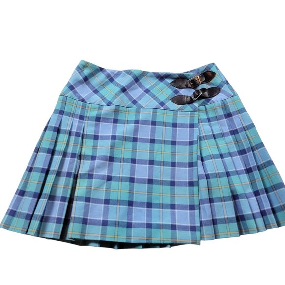 Lilly Pulitzer Dresses & Skirts - Lilly Pulitzer Skirt Womens 4 Tartan Blue Pleated Mini Preppy Academia Mark*